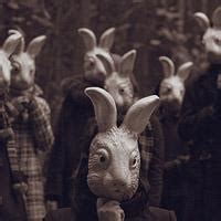兔人诡异图片,血腥兔子面具图片,中国水怪图片_大山谷图库