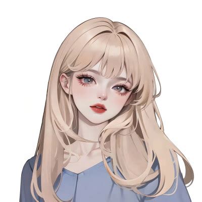 韩风甜美女生头像动漫