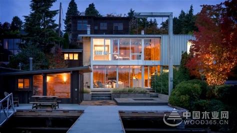 24款西雅图乡村小别墅设计效果图展示，现代时尚-中国木业网