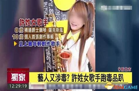 台许姓女歌手涉吸毒案 曾被誉为最年轻创作歌手_3DM单机