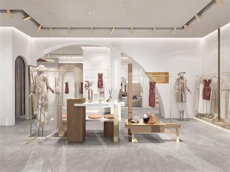 现代简约潮流服装店 - 效果图交流区-建E室内设计网
