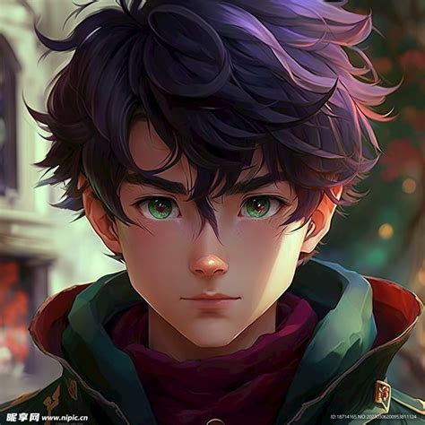 动漫美少男头像图片