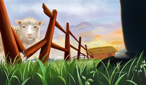 亡羊补牢插画图片下载-正版图片400135951-摄图网