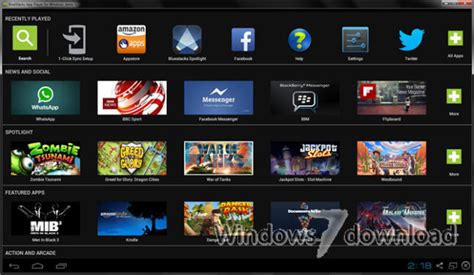 BlueStacks App Player for Windows 7 - "Experience Android on PC ...