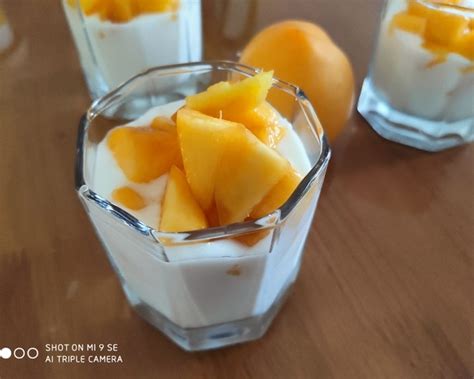 【酸奶黄桃的做法步骤图，酸奶黄桃怎么做好吃】shino_008_下厨房
