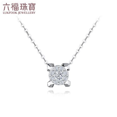六福珠宝Hexicon系列18K金钻石项链女彩金套链定价HX31497 - 六福珠宝官方商城