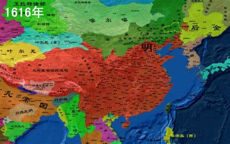 明朝各重要时期地图，见证大明王朝的兴起和衰亡