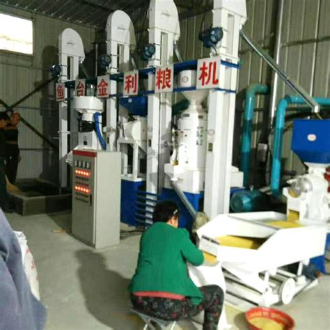 山西晋城18型小米成套加工设备安装完毕_鱼台金利粮油机械有限公司