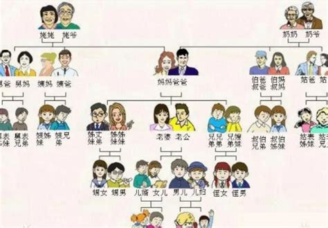 亲戚关系图图片