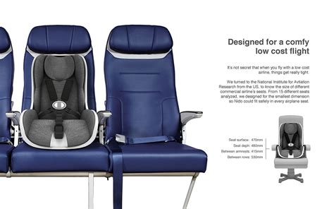 孩子安全最重要 飞机用儿童安全座椅设计(图) - 家居装修知识网