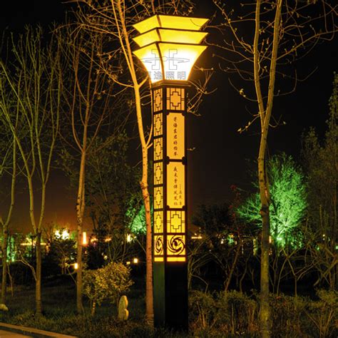景观灯柱_LED方形景观灯柱 大型led景观路灯3.5米庭院灯园林照明灯 - 阿里巴巴