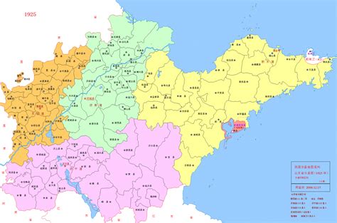 胶东半岛地图图片