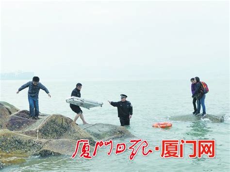 三游客除夕被困鼓浪屿附近海域礁石获救 寄来感谢信 - 社会 - 东南网厦门频道
