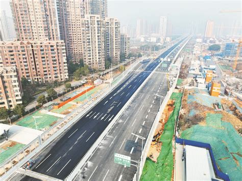 延安西路东西向还建高架桥将于今晚通车