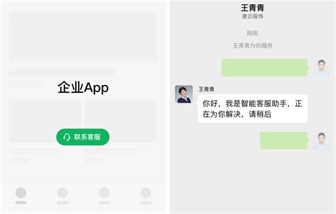 「新功能」APP中可以实现点击跳转到企业微信客服了。_接入_AppID_关联