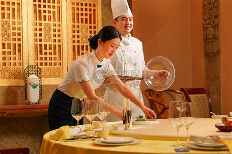 餐厅培训服务员28步骤,服务员服务流程,餐饮服务流程培训_大山谷图库