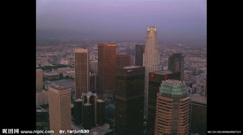 日落时分，10/110交汇处，洛杉矶航拍视频素材_ID:VCG42N858021306-VCG.COM