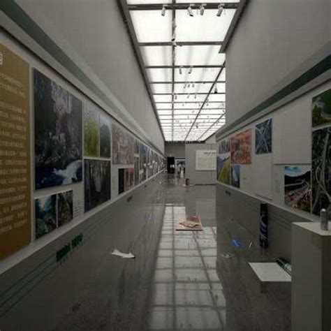四川省美术馆-巴中艺术展展厅设计制作高清大图