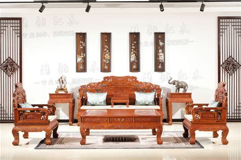 金如意大床_产品展示_浙江中信红木家具公司