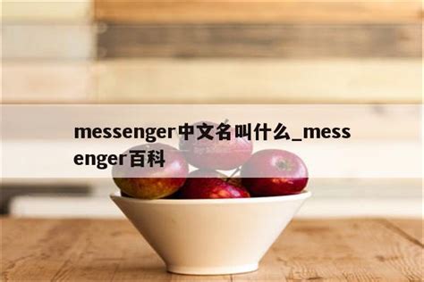 messenger中文名叫什么_messenger百科 - messenger相关 - APPid共享网