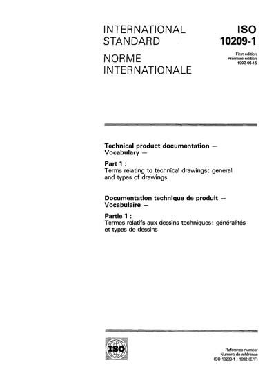 ISO 10209-1:1992 - Technical product documentation -- Vocabulary ...