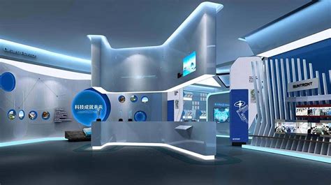 轮毂企业展厅3D效果图设计 现代科技风格展示厅设计|三维|展览|阿杰smac - 原创作品 - 站酷 (ZCOOL)