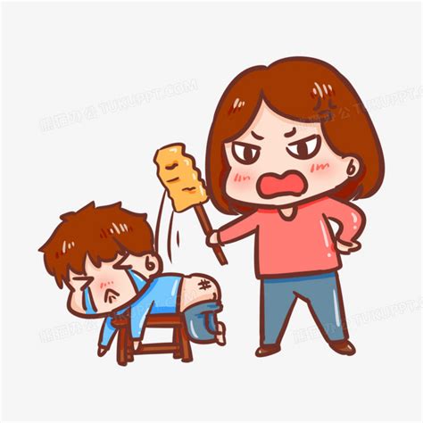打屁股图片