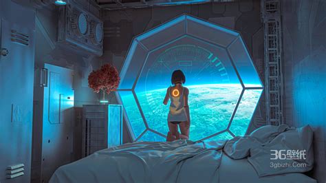 壁纸:太空少女图片