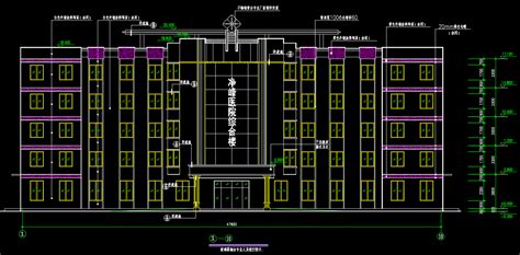 五层框架结构医院综合楼建筑施工图纸免费下载 - 工业、农业建筑 - 土木工程网