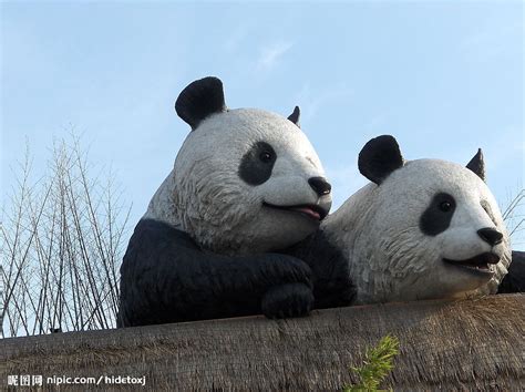 熊猫雕塑摄影图__国内旅游_旅游摄影_摄影图库_昵图网nipic.com
