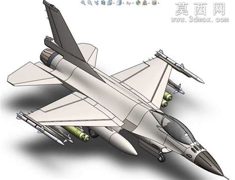 美国F16战斗机 （SolidWorks/ProE/Catia设计，step(stp)/Sldprt/Sldasm/其他格式）_战斗机_航空 ...