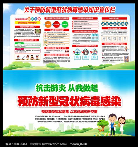 预防新型冠状病毒知识展板图片_展板_编号10857431_红动中国