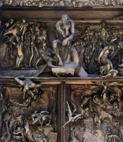 身在“地狱” 心向光明——罗丹的《地狱之门》|罗丹|雕塑_新浪新闻