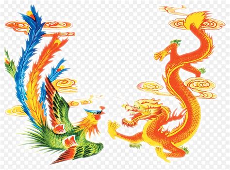粉红龙凤在中国婚礼上的象征意义，孤立无间插画图片素材_ID:155713725-Veer图库