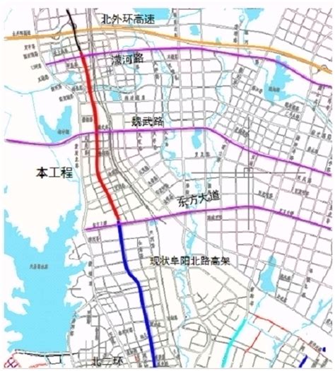 合肥市阜阳北路高架北延工程将向北延伸近7公里_凤凰资讯