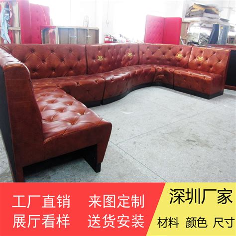 会所沙发实景图-上海装潢网