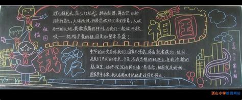 高中国庆黑板报图片