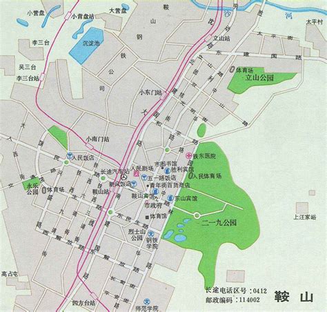 鞍山高新区玉龙河湾与远处的建筑群高清图片下载_红动中国