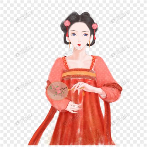 宫女图图片