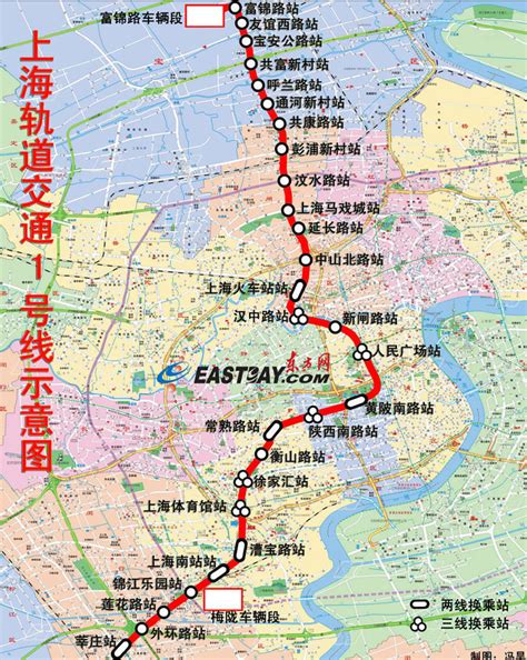 上海地铁2号线线路图-上海地铁2号线路图