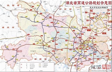 湖北高速公路地图图片 湖北高速公路地图图片