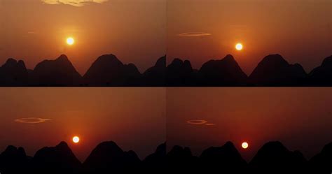 日落 太阳 阳光 火球 落山的太阳 夕阳 余辉 傍晚的天空图片下载 - 觅知网