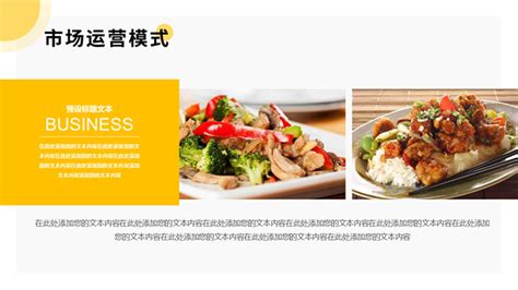 美食餐饮项目招商PPT模板整套素材免费下载_懒人模板