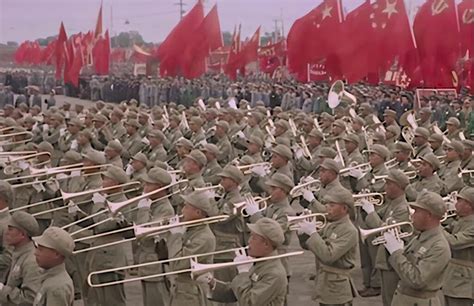 阅兵视频1949年开国大典彩色影像
