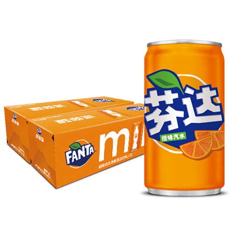 Fanta 芬达 汽水 橙味 200ml*12罐 迷你罐【报价 价格 评测 怎么样】 -什么值得买