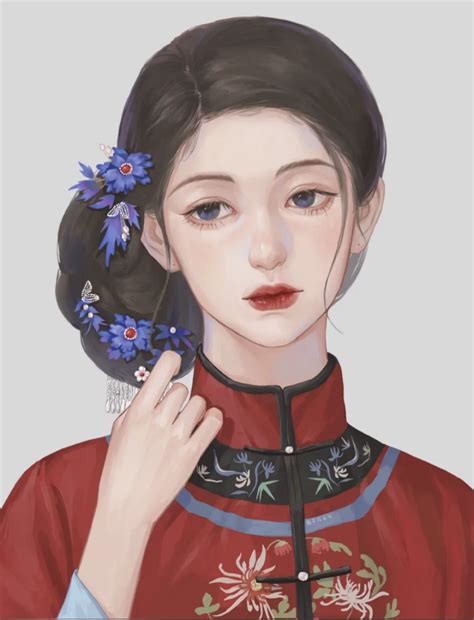 女生头像温柔民国风