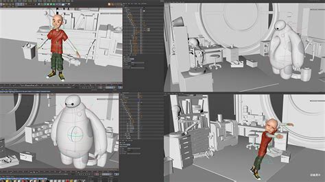 大白C4D动画制作过程|3D|Animation/Film|鸣仁设计工作室_Original作品-站酷ZCOOL