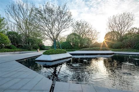 “特例，独型”——浦东豪宅古北御庭景观-景观水池创意水池-设计师图库