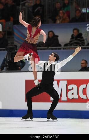 Evgeniia LOPAREVA & Geoffrey BRISSAUD from France, during Dance Free ...
