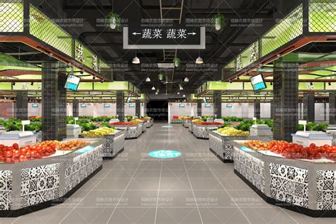 设计案例：宁波咸祥农贸市场-佰映农贸市场设计